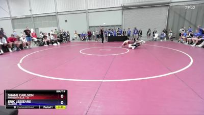 190 lbs Quarters & 1st Wb (16 Team) - Shane Carlson, Minnesota Blue vs Erik Lessears, Alabama