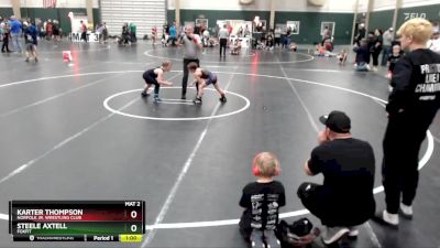 86 lbs Round 1 - Steele Axtell, FoxFit vs Karter Thompson, Norfolk Jr. Wrestling Club