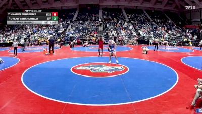 3A-165 lbs Champ. Round 1 - Dylan Berardinelli, Jefferson vs Nnamdi Ebubedike, Westover School