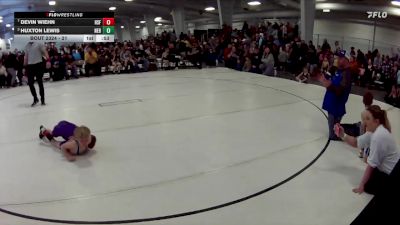 21 lbs Cons. Round 1 - Huxton Lewis, Nebraska vs Devin Wiehn, Humphrey St. Francis