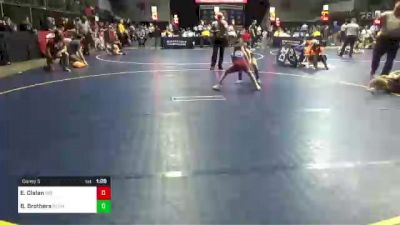 68 lbs Consy 5 - Emalyn Clelan, Big Spring vs Blake Brothers, Redbank Valley