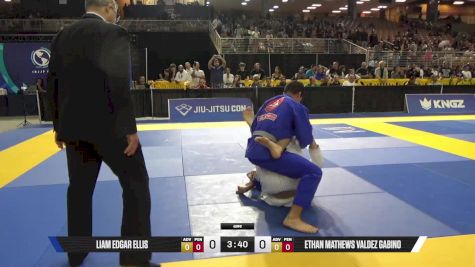 Ethan Mathews Valdez Gabino vs Liam Edgar Ellis 2025 Pan Kids Jiu-Jitsu IBJJF Championship