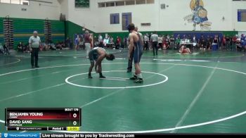138 lbs Semifinal - David Sang, Corvallis vs Benjamin Young, Canby