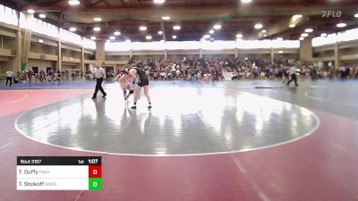 190 lbs Quarterfinal - Tyler Duffy, Pascack Hills vs Tom Shokoff, Ramapo