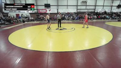 138 lbs 7th Place Match - Giovanni Bjarnson, North Sanpete vs Wyatt Perry, Summit Academy