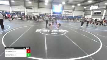 78 lbs Consolation - Arturo Rangel, Dominate WC vs Gunner Barron, BlackCat WC