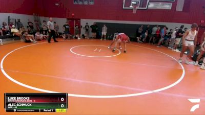 185 lbs Round 3 (6 Team) - Alec Schmuck, WAR vs Luke Brooks, Pirate Wrestling Club