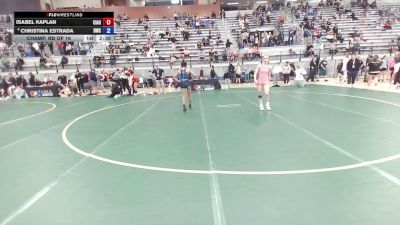 50 kg Champ. Rd Of 16 - Isabel Kaplan, Central Indiana Academy Of Wrestling vs Christina Estrada, Dethrone Wrestling Club