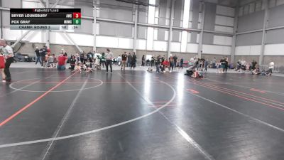 53.2-53.6 lbs Champ. Round 3 - Bryer Lounsbury, Asylum Wrestling Club vs Fox Gray, Mat Demon Wrestling Club