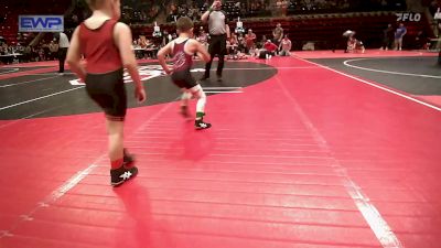 60 lbs Consi Of 4 - Jack Sadler, Barnsdall Youth Wrestling vs Cayden Chiles, Warhorse Wrestling Club