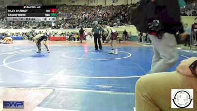 108 lbs Round Of 64 - Riley Bradley, Jenks vs Kagen White, Comanche MS