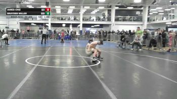 88 lbs Round Of 32 - James Chiz, Refinery WC vs Brayden Miller, Iron Faith WC