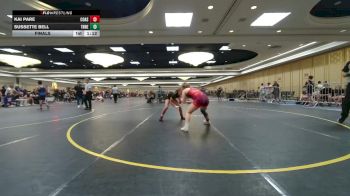 130 lbs Final - Kai Pare, Coast Wr Ac vs Sussette Bell, Threshold WC