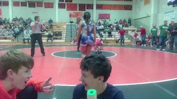 G 120 lbs Round 4 (6 Team) - Elena Hernandez, Alma-Wabaunsee HS vs Ella Clark, Smith Center HS