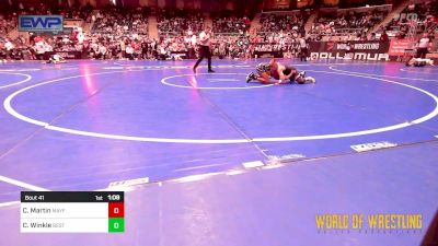 90 lbs Round Of 32 - Cameron Martin, Mayfield Mat Academy vs Chase Winkle, Best Trained Wrestling