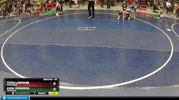 39 lbs Semifinal - Titan Larimore, Dove Creek vs Koen Robinson, Shootbox