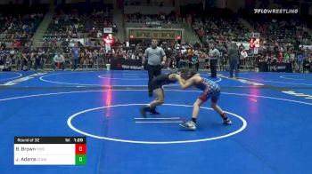 80 lbs Prelims - Brody Brown, Topeka Blue Thunder vs Jaedan Adams, Cowboy WC