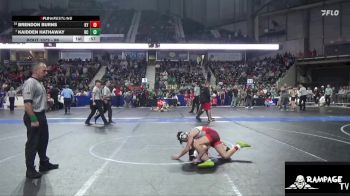 96 lbs Cons. Round 1 - Kaidden Hathaway, Bourbon County vs Brendon Burns, Kansas YG