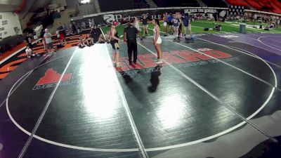 130 lbs 1st Place Match - Rebel Montanez vs Hailey Worden, Nevada