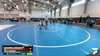 115 lbs 2nd Place Match - Alexandra Ayarzagoitia, Gracie Barra Westchase Wrestling Club vs Devin Noriega, El Paso Supers Wrestling Club