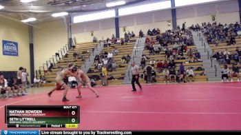 149 lbs Cons. Round 2 - Seth Littrell, Nebraska Weslyn University vs Nathan Rowden, Nebraska Weslyn University