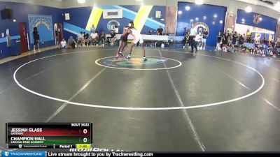 132 White Quarterfinal - Champion Hall, Lincoln Park Academy vs Jessiah Glass, Gateway