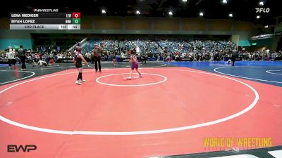3rd Place - Myah Lopez, Nine 16 Wrestling Club vs Lena Mediger, Levici Prep