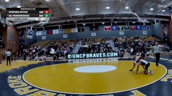 133 lbs Cons. Semi - Eli Pendergrass, Mount Olive vs Stephen Spitko, Coker