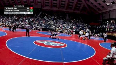 130 lbs Cons. Round 1 - Josie McQuillan, Greenbrier vs Myracle Hill, Jordan