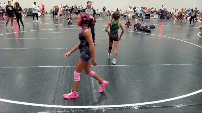 71 lbs Round 4 (10 Team) - Ryleigh Holsomback, The Factory vs Jolee Bryant, Oklahoma Mafia