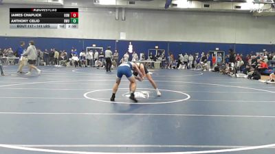 141 lbs Consi Of 16 #1 - James Chaplick, Southern Maine vs Anthony Celio, Roger Williams