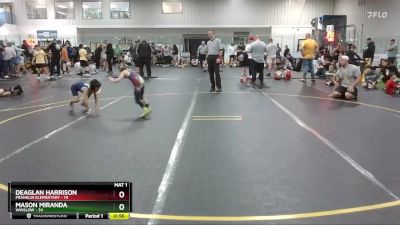 55 lbs Round 2 - Deaglan Harrison, Franklin Elementary vs Mason Miranda, Winslow