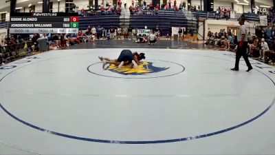 126 lbs Quarters & 1st Wb (16 Team) - Eddie Alonzo, Gilmer County vs Jonderious Williams, Troup