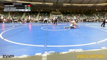 88 lbs Consi Of 16 #1 - Logan Pigott, Siouxland Wrestling Academy vs Cutler Trenary, Beebe Trained Wrestling