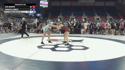 130 lbs Cons. Rd Of 64 - Ava Martin, Kansas vs Makayla Smith, Arizona