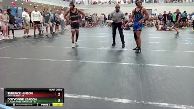 157 lbs Champ. Round 1 - Terence Hinson, Unattached vs Doyvonne Leadon, Flagler Wrestling Club