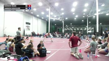 150 lbs Rr Rnd 8 - Madison Helms, Kraken Black - Girls vs Jameson Strickland, Kraken Blue - Girls