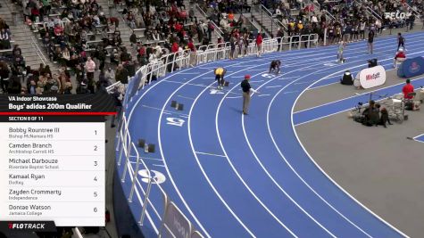 Boys' 200m Finals Heat 8