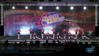 Cheer Factor - MYSTIQUE [2023 L2 Senior 01/07/2023] 2023 Spirit Cheer Super Nationals