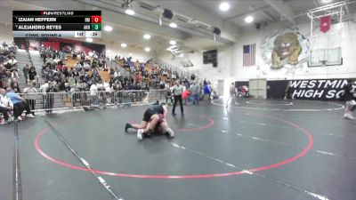 285 lbs Cons. Round 4 - Izaiah Heffern, Rancho Mirage vs Alejandro Reyes, Arroyo