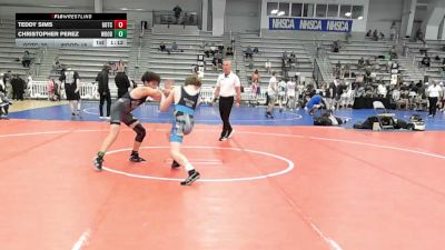 112 lbs Consi Of 4 - Teddy Sims, Team Gotcha - MS vs Christopher Perez, Woodshed Wrestling Club - MS