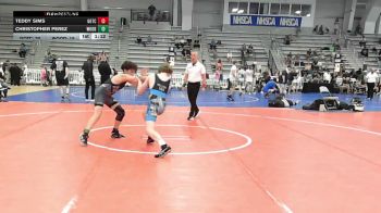 112 lbs Consi Of 4 - Teddy Sims, Team Gotcha - MS vs Christopher Perez, Woodshed Wrestling Club - MS