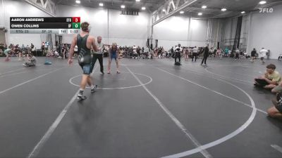 165 lbs Round 2 (4 Team) - Owen Collins, Sly Fox vs Aaron Andrews, Steller Trained Greedo