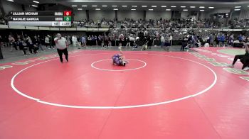 100 lbs Quarterfinal - Lillian McHam, Canyon Randall vs Natalie Garcia, Fort Worth Chisholm Trail