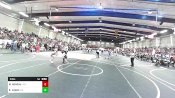 54 lbs Round Of 16 - Brock Holiday, Stout Wrestling Academy vs Easton Lopez, San Luis Valley Wrestling Club