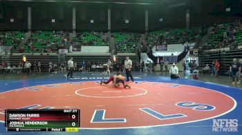 1A-4A 126 Cons. Round 2 - Joshua Henderson, Fultondale vs Dawson Farris, Pleasant Valley