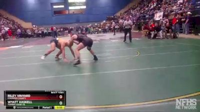 3 - 165 lbs Cons. Round 2 - Riley Vinyard, Culpeper County vs Wyatt Haskell, Turner Ashby HS