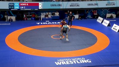 92 kg Qualif. - Benjamin Konrad Honis, Italy vs Zushen Lin, China