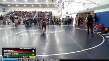 113 lbs Quarterfinal - Landon Alonzo, Canyon vs Aden Gaff, SoCal Wrestling Club