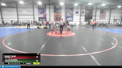 56 lbs Rd# 3 12:00pm Friday - Rocky Ruiz, Cali Red vs Caleb Burns, Ranger Wrestling Club